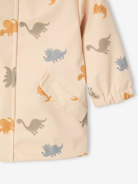 Ciré à capuche bébé motifs dinosaures vanille - vertbaudet enfant 