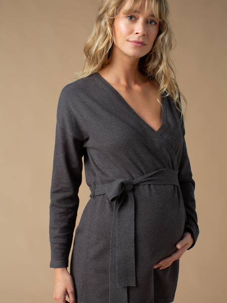 Ensemble de grossesse 2 pièces anthracite - vertbaudet enfant 