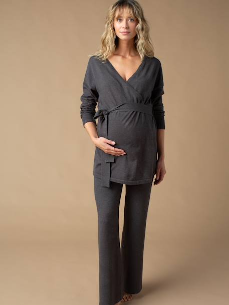 Ensemble de grossesse 2 pièces anthracite - vertbaudet enfant 