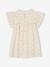 Robe fille en gaze de coton imprimée beige+beige imprimé+rose+rose pâle+vanille - vertbaudet enfant 
