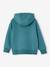 Hoodie with Motif on Chest for Boys, Basics orange+petrol blue - vertbaudet enfant 