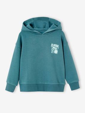 Garçon-Pull, gilet, sweat-Sweat-Sweat garçon à capuche motif poitrine 