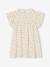 Robe fille en gaze de coton imprimée beige+beige imprimé+rose+rose pâle+vanille - vertbaudet enfant 