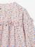 Floral print frill blouse for girls ecru+navy blue+printed white - vertbaudet enfant 