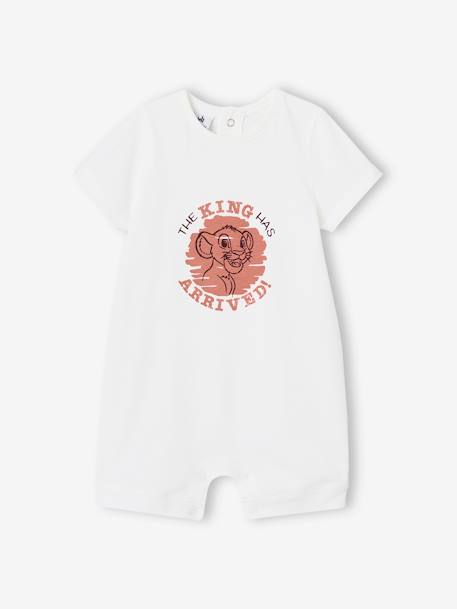 Pack of 2 The Lion King Playsuits for Babies by Disney® ecru - vertbaudet enfant 