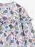 Floral print frill blouse for girls ecru+navy blue+printed white - vertbaudet enfant 