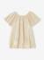 Pleated Lamé Occasion Wear Blouse with Butterfly Sleeves for Girls gold - vertbaudet enfant 