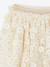 Occasion Wear Skirt with Embroidered Iridescent Flowers vanilla - vertbaudet enfant 