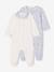 Lot de 2 pyjamas fleuris bébé fille bleu - vertbaudet enfant 