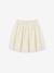 Occasion Wear Skirt with Embroidered Iridescent Flowers vanilla - vertbaudet enfant 