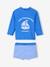 Baby Swim Set: UV-Protection T-Shirt & Shorts blue - vertbaudet enfant 