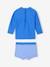 Baby Swim Set: UV-Protection T-Shirt & Shorts blue - vertbaudet enfant 