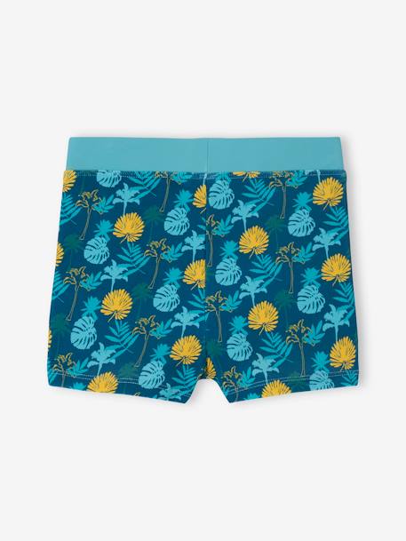 Maillot de bain garçon imprimé tropical vert sapin - vertbaudet enfant 
