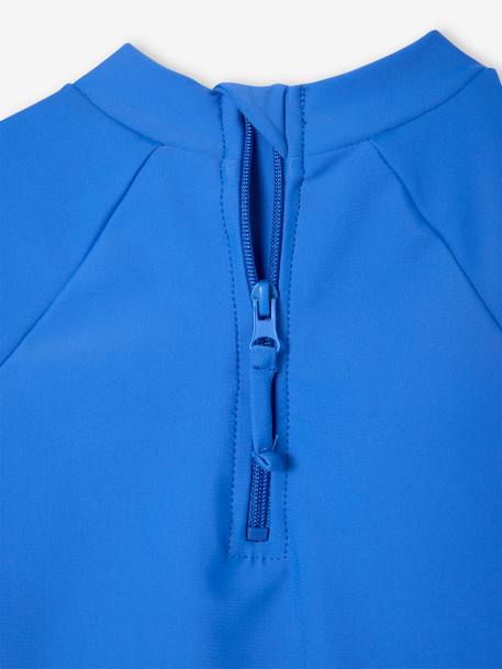 Baby Swim Set: UV-Protection T-Shirt & Shorts blue - vertbaudet enfant 