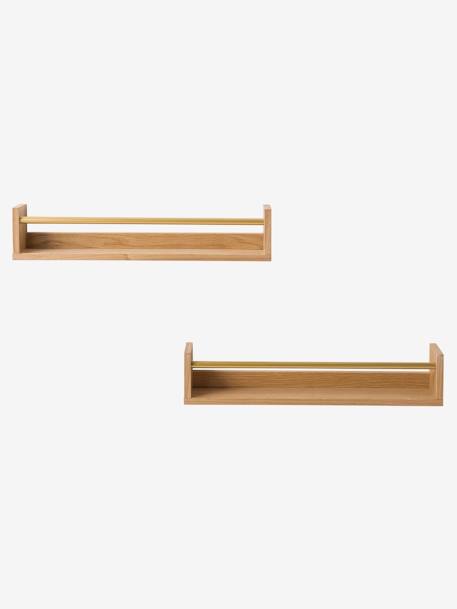 Set of 2 Book Shelves wood - vertbaudet enfant 