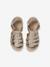 Multi-Strap Sandals for Children black+gold - vertbaudet enfant 