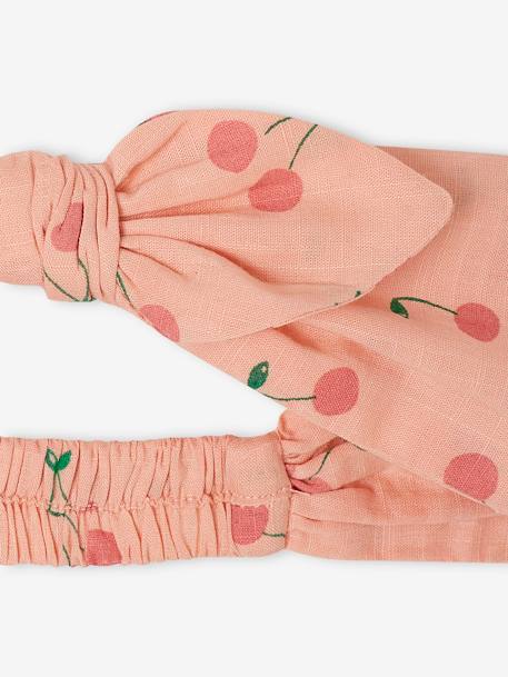 Ensemble bébé fille combinaison + bandeau imprimés rose imprimé+rose pâle+rose poudré+vert céladon imprimé - vertbaudet enfant 