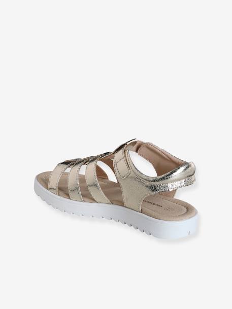 Multi-Strap Sandals for Children black+gold - vertbaudet enfant 