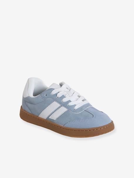 Trainers with Laces & Zip for Kids raspberry pink+sky blue - vertbaudet enfant 