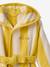 Peignoir de bain Bébé rayures TRANSAT capsule famille personnalisable, avec coton recyclé rayé jaune+rayé vert+rayé violet - vertbaudet enfant 