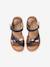 Sandales brides fantaisie cuir enfant lot bleu - vertbaudet enfant 