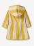 Peignoir de bain Bébé rayures TRANSAT capsule famille personnalisable, avec coton recyclé rayé jaune+rayé vert+rayé violet - vertbaudet enfant 