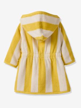 Striped Baby Dressing Gown with Recycled Cotton, TRANSAT Family Capsule Collection - vertbaudet enfant