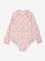 Long-Sleeved Swimsuit for Girls printed pink - vertbaudet enfant 