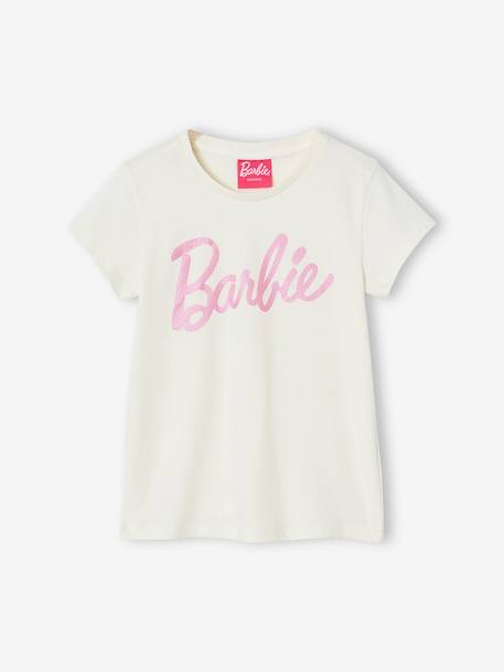 Pyjashort Barbie motif foil brillant rose bonbon - vertbaudet enfant 