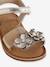 Occasion Wear Leather Sandals for Children, Designed for Autonomy gold - vertbaudet enfant 