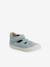 Leather Sandals with Hook-&-Loop Fastening for Babies, Designed for First Steps sage green - vertbaudet enfant 