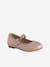 Glittery Ballerina Pumps for Girls, Designed for Autonomy pale pink - vertbaudet enfant 