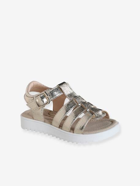 Multi-Strap Sandals, Designed for Autonomy black+gold - vertbaudet enfant 