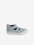 Leather Sandals with Hook-&-Loop Fastening for Babies, Designed for First Steps sage green - vertbaudet enfant 