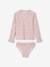 Two-Piece UV Protection Swimsuit for Girls pale pink - vertbaudet enfant 