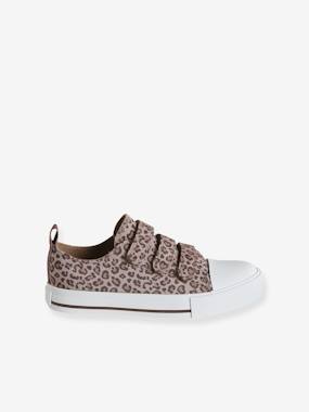 -Baskets scratchées toile imprimée enfant