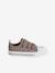 Baskets scratchées toile imprimée enfant beige imprimé+rose imprimé - vertbaudet enfant 