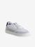 Baskets enfant garçon cuir lacets élastiqués et zippées lot blanc - vertbaudet enfant 