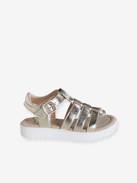 Multi-Strap Sandals, Designed for Autonomy black+gold - vertbaudet enfant 