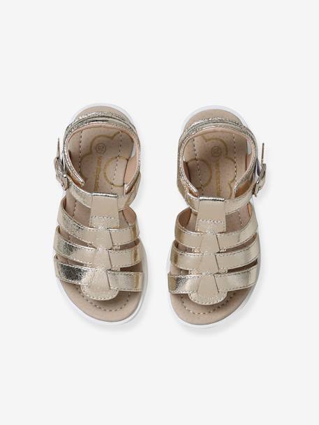 Multi-Strap Sandals, Designed for Autonomy black+gold - vertbaudet enfant 