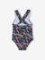 Printed One-Piece Swimsuit for Girls, Family Capsule Collection ink blue - vertbaudet enfant 