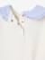 Sweat bébé à col Claudine écru - vertbaudet enfant 