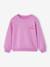 Sweat fille motif imprimé corail+pivoine+vanille+violet - vertbaudet enfant 