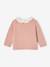 Baby knitted jumper with English embroidery collar rose - vertbaudet enfant 