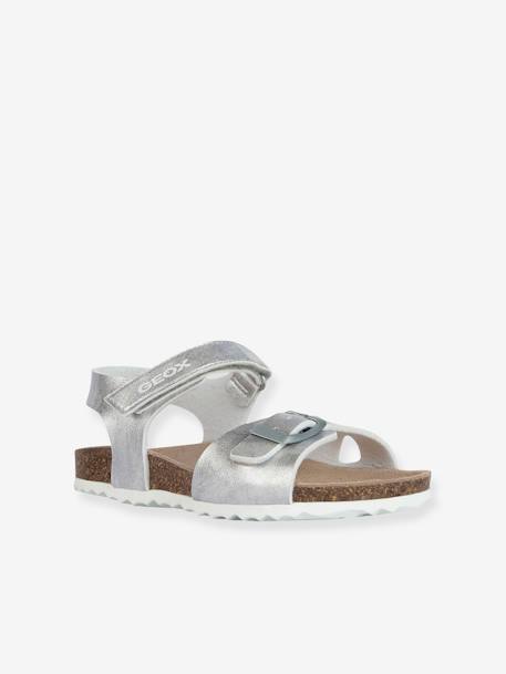 Sandales enfant J Adriel Girl argent - vertbaudet enfant 