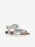 Sandales enfant J Adriel Girl argent - vertbaudet enfant 