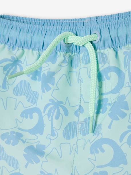 Maillot de bain imprimé bébé garçon bleu grisé+turquoise+vert sauge - vertbaudet enfant 