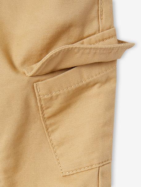 Pantalon bébé battle cappuccino+kaki - vertbaudet enfant 