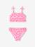 Two-Piece Swimsuit for Girls rose - vertbaudet enfant 