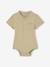 Lot de 2 bodies naissance col mao kaki - vertbaudet enfant 